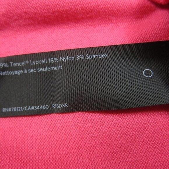 Eileen Fisher Medium Swing Knit Top Tencel Pink Long Sleeve NEW WITH TAGS - Picture 7 of 11